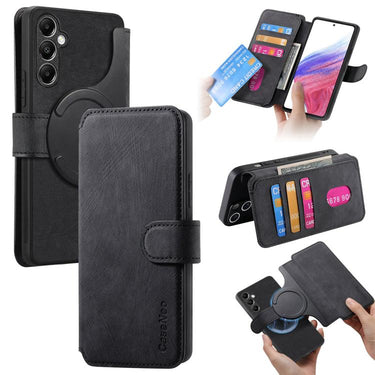 CaseNeo MagSafe RFID Anti-theft Retro Leather Phone Case, For Galaxy A27 5G, For Galaxy A06, For Galaxy A56 5G, For Galaxy A26 5G