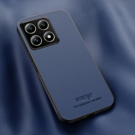 HUIYI Leather Magnetic Phone Case, For Xiaomi 14T
