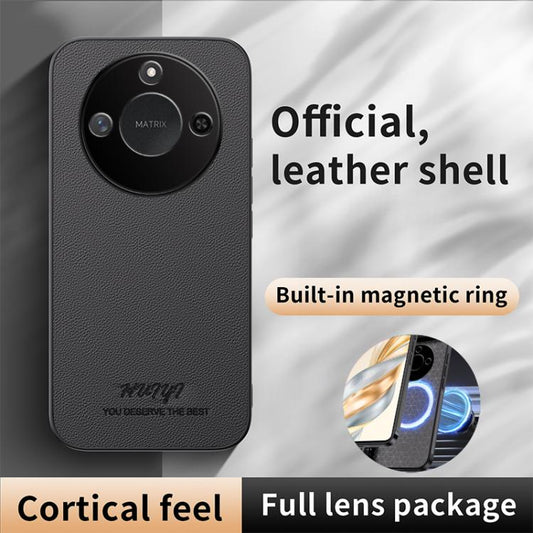 HUIYI Leather Magnetic Phone Case, For Honor X60, For Honor X60i, For Honor X6b, For Honor Play 8T Pro / X50i+