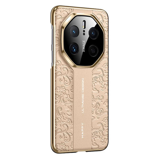 Cloud Dragon Pattern Plain Leather PC Phone Case, For Huawei Mate 50, For Huawei Mate 40 RS Porsche Design, For Huawei Mate 40 Pro, For Huawei Mate 40