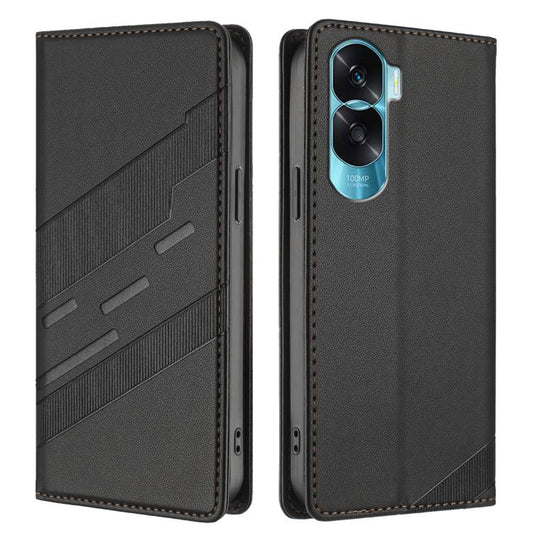 Embossed Multi-functional Wallet Retro Leather Phone Case, For Honor 90 Lite / X50i, For Honor 90 Pro, For Honor 90