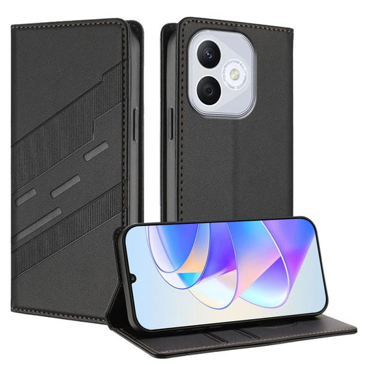 Embossed Multi-functional Wallet Retro Leather Phone Case, For Honor 400 Lite Global, For Honor 400 Global 156.5mm, For Honor X8c 4G