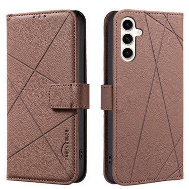 Geometric Pattern RFID Leather Phone Case, For Samsung Galaxy A54 5G, For Samsung Galaxy A23 / M23 / M13 4G, For Samsung Galaxy A13, For Samsung Galaxy A53