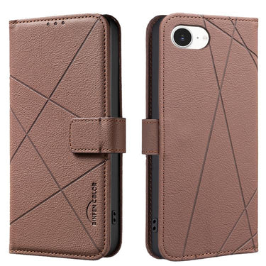 Geometric Pattern RFID Leather Phone Case, For iPhone 17 Pro Max, For iPhone 17 Pro, For iPhone 17, For iPhone Air