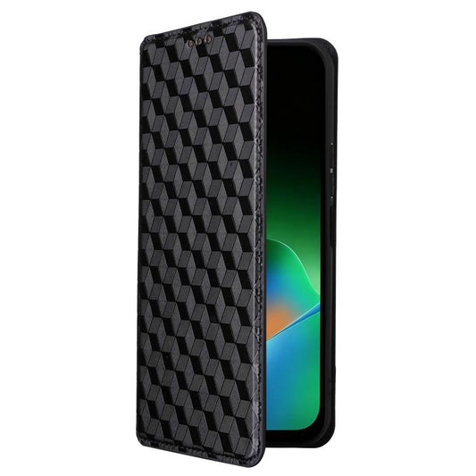 Cubic Grid Texture Flip Leather Phone Case, For Redmi K90 Pro Max 5G / Poco F8 Ultra, For Redmi Note 15 Pro 4G Global 165.8mm, For Redmi K90 5G / Poco F8 Pro, For Redmi Note 15 Pro+ 5G Global 163.3mm