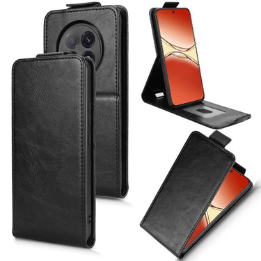 Magnetic Vertical Flip Leather Phone Case with Buckle, For OPPO Reno16 F 5G / Reno16 FS 5G