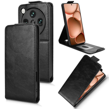 Magnetic Vertical Flip Leather Phone Case with Buckle, For OPPO Reno16 F 5G / Reno16 FS 5G