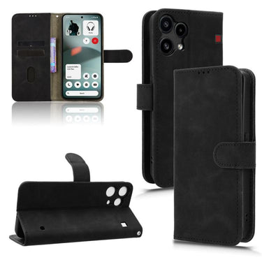 Skin Feel Magnetic Flip Leather Phone Case For Nothing Phone 3a