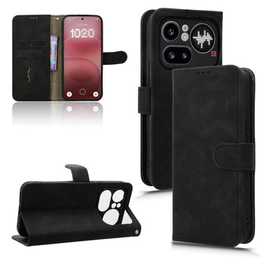 Skin Feel Magnetic Flip Leather Phone Case, For Nothing Phone 4a Pro, For Nothing Phone 4a, For Nothing Phone 3, For Nothing CMF Phone 2 Pro