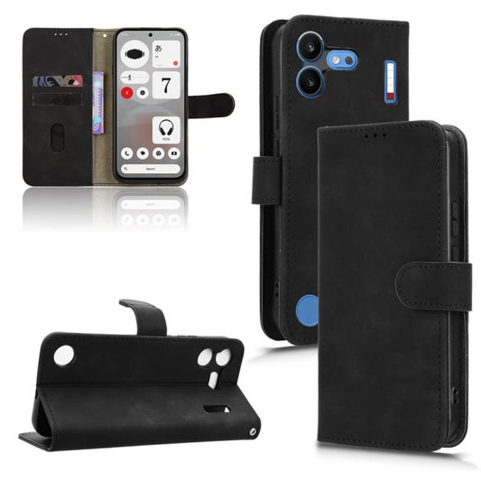 Skin Feel Magnetic Flip Leather Phone Case, For Nothing Phone 4a Pro, For Nothing Phone 4a, For Nothing Phone 3, For Nothing CMF Phone 2 Pro