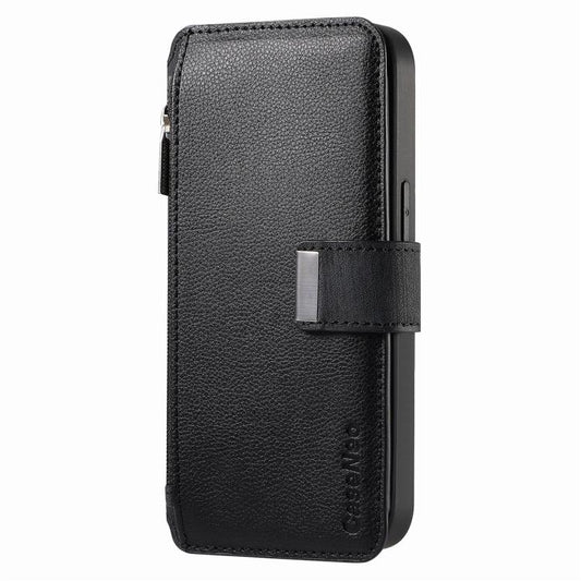 CaseNeo MagSafe RFID Anti-theft Zipper Wallet Retro Leather Phone Case, For Galaxy S26+ 5G, For Galaxy S26 Ultra 5G, For Galaxy S26 5G, For Galaxy S25 FE 5G