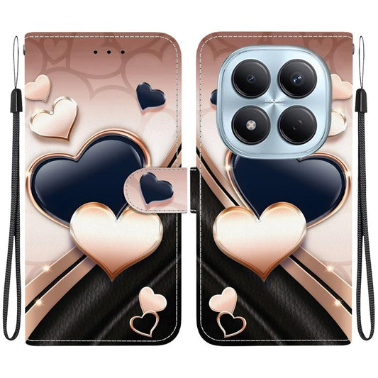 Crystal Texture Colored Drawing Leather Phone Case, For Redmi 15C 5G / 4G EU 173mm / Poco C85 5G, For Redmi A5 4G 173.3mm