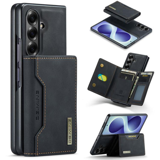Series 3-Fold Multi Card Bag hybrid Magnetic Phone Case with Long Lanyard For Galaxy Z Fold7 5G,Samsung Galaxy Z Flip7 5G