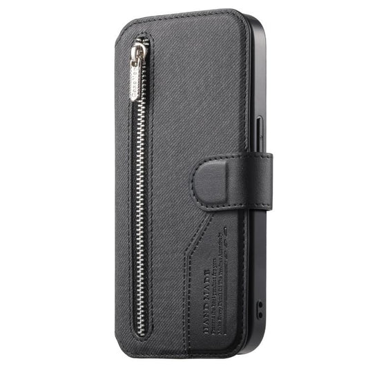 Twill Fabric MagSafe RFID Anti-theft Zipper Wallet Leather Phone Case, For Galaxy S23 FE 5G, For Galaxy S23+ 5G, For Galaxy S23 5G, For Galaxy S22+ 5G