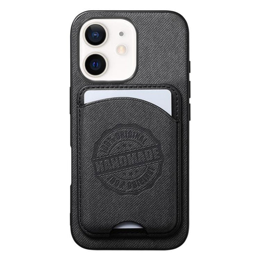 Twill Texture Vegan Leather Magnetic Phone Cover with Detachable Card Holder, For iPhone 12 mini, For iPhone 11 Pro Max, For iPhone 11