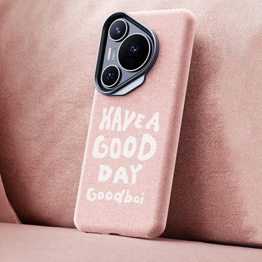 Beautiful Series Denim Texture Full Coverage Magnetic Phone Case For Huawei Phones