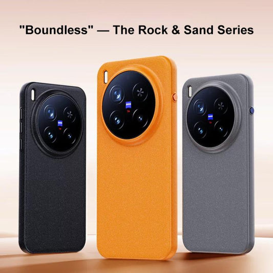 Boundless Series Rock Sand Magnetic Phone Case, For vivo X300s, For vivo iQOO 15 Ultra 5G, For vivo X300 Ultra, For vivo iQOO 15