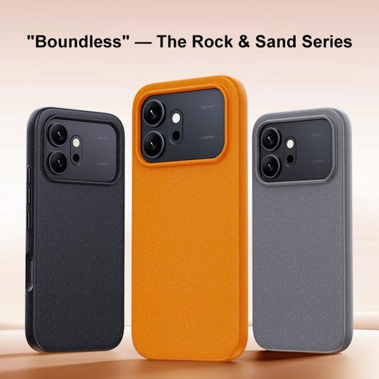 Boundless Series Rock Sand Magnetic Phone Case, For Honor 600 / 600 Pro Global, For Honor 500 / 500 Pro Global 155.8mm, For Honor Magic8 Pro, For Honor Magic8