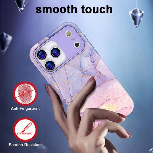 Water Transfer Printing Marble Pattern PC + TPU Phone Case, For iPhone 17 Pro Max, For iPhone 17 Pro, For iPhone 17, For iPhone Air, For iPhone 16 Pro Max, For iPhone 16 Pro