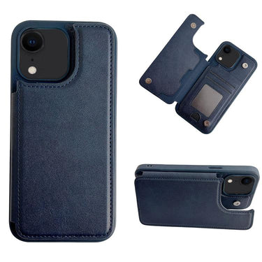 Magnetic Snap Multifunctional Card Wallet Holder Phone Case, For iPhone XR