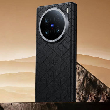 Rubik Cube Series Embossed Grid Pattern Magnetic Phone Case, For vivo X100 Ultra, For vivo X100 Pro, For vivo X100