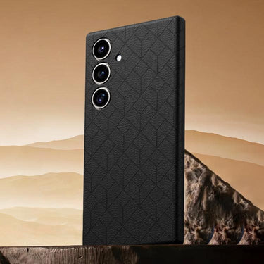 Rubik Cube Series Embossed Grid Pattern Magnetic Phone Case, For Samsung Galaxy S26+ 5G, For Samsung Galaxy S26 Ultra 5G, For Samsung Galaxy S26 5G, For Samsung Galaxy S25 5G / S24 5G