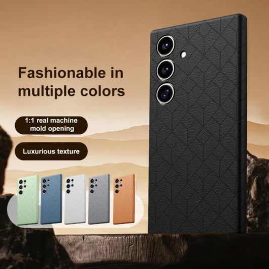 Rubik Cube Series Embossed Grid Pattern Magnetic Phone Case, For Samsung Galaxy S25+ 5G / S24+ 5G, For Samsung Galaxy S25 Ultra 5G, For Samsung Galaxy S24 Ultra 5G, For Samsung Galaxy S23 Ultra 5G