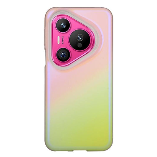 Original Color Series Matte Laser Gradient Shockproof Phone Case, For Huawei Pura 70