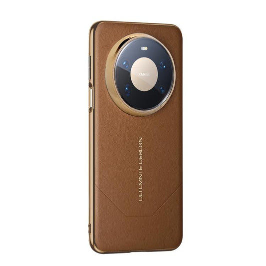 Electroplated Soft Frame Heat Dissipation Vegan Leather Shockproof Phone Case, For Huawei Mate 80 Pro Max, For Huawei Mate 80 Pro, For Huawei Mate 80, For Huawei Mate 70 Air 5G, For Huawei Pura 80 Pro/80 Pro+ 5G, For Huawei Mate 70 Pro