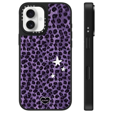Stars Leopard Series Pattern Mirror Phone Case, For iPhone 16, For iPhone 15 Pro Max, For iPhone 15 Pro