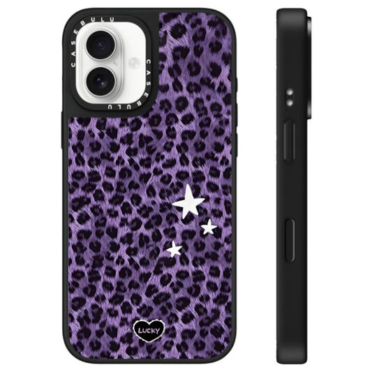 Stars Leopard Series Pattern Mirror Phone Case, For iPhone 16, For iPhone 15 Pro Max, For iPhone 15 Pro