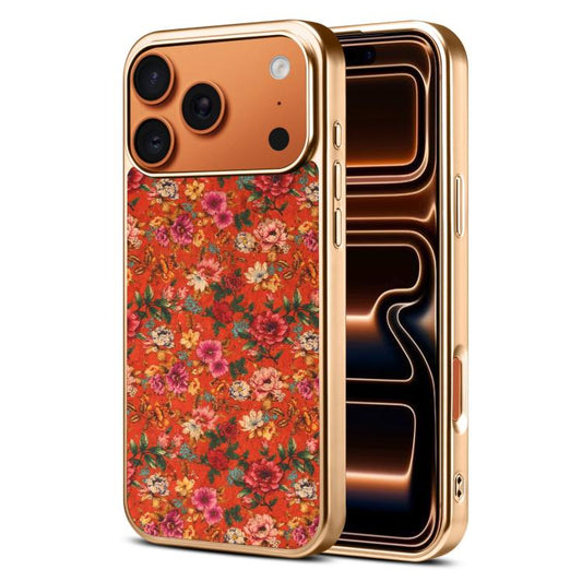 Denior Peony Series Electroplated Magnetic Phone Case, For iPhone 17 Pro Max, For iPhone 17 Pro, For iPhone 17, For iPhone Air, For iPhone 16 Pro Max, For iPhone 16 Pro