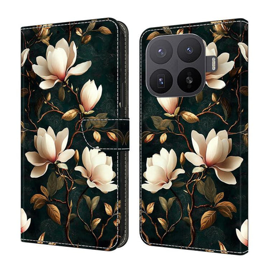 Crystal-Like Painted Vegan Leather Phone Case, For Xiaomi 17T 5G