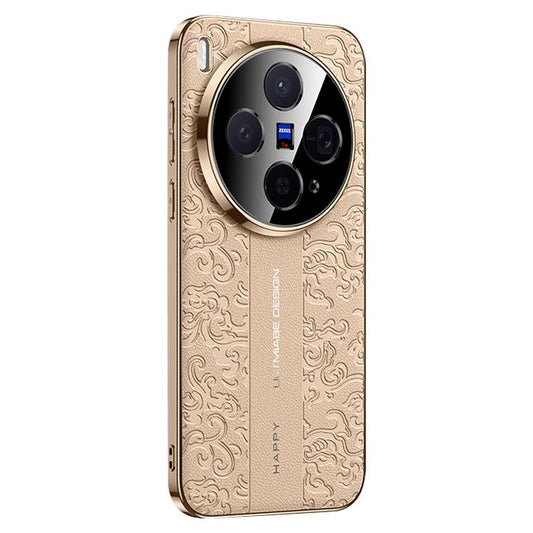 Cloud Dragon Pattern Plain Leather PC Phone Case, For vivo X300s, For vivo X300 Ultra