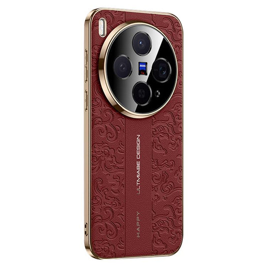 Cloud Dragon Pattern Plain Leather PC Phone Case, For vivo X300s, For vivo X300 Ultra