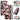 Painted Pattern Vegan Leather Phone Case with Strap, For Galaxy S24 Ultra 5G, For Galaxy S23 FE 5G, For Galaxy S23 Ultra 5G