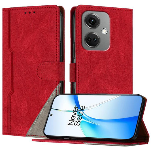 Color Matching Buckle Clasp Vegan Leather Phone Case, For OnePlus Nord CE3, For OnePlus Nord CE 3 Lite / N30, For OnePlus Ace 2V / Nord 3, For OnePlus 11R / Ace 2 5G