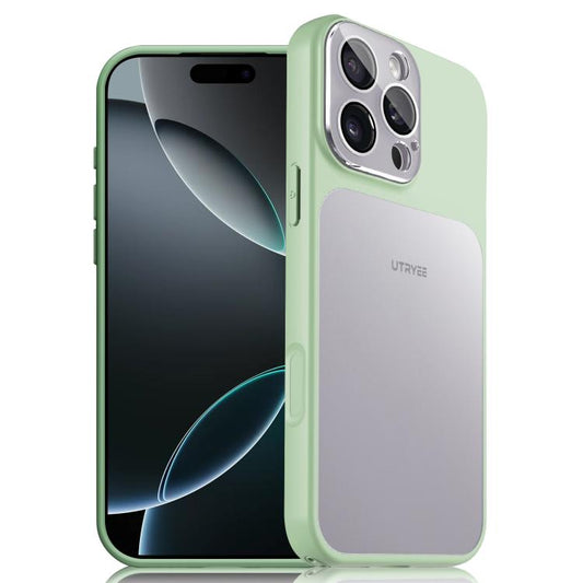UTRYEE Colorful Silver Magnetic Phone Case, For iPhone 16 Pro, For iPhone 16, For iPhone 15 Pro Max, For iPhone 15 Pro