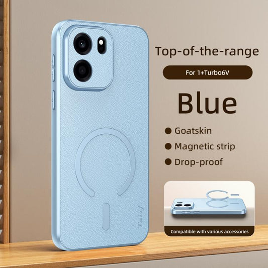 Sheepskin Vegan Leather Magnetic Phone Case, For One Plus Turbo 6V, For One Plus Turbo 6, For One Plus Ace 6, For One Plus 15, For One Plus Ace 5