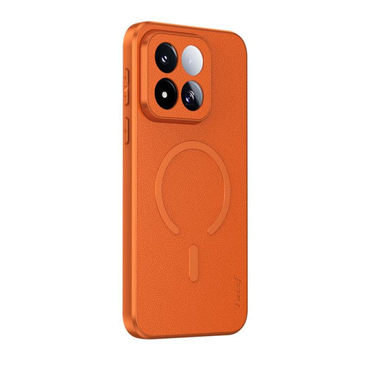 Sheepskin Vegan Leather Magnetic Phone Case, For Xiaomi 17 Max 5G
