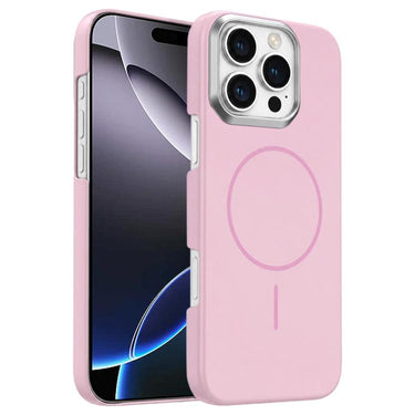 Gold Armor PC Thin Circle MagSafe Shockproof Phone Case, For iPhone 16 Pro Max, For iPhone 16 Pro