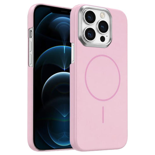 Gold Armor PC Thin Circle MagSafe Shockproof Phone Case, For iPhone 12 Pro Max, For iPhone 12 Pro
