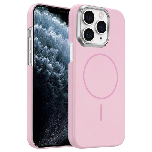 Gold Armor PC Thin Circle MagSafe Shockproof Phone Case, For iPhone 11 Pro