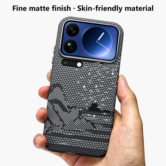 Kevlar Texture Water Sticker Magnetic Phone Case, For Xiaomi 17 Pro Max, For Xiaomi 17 Pro