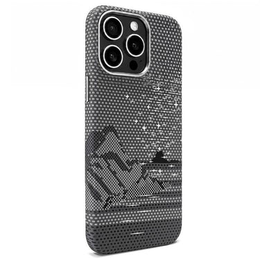 Kevlar Texture Water Sticker Magnetic Phone Case, For iPhone 15 Pro, For iPhone 15, For iPhone 14, For iPhone 14 Pro, For iPhone 14 Pro Max
