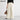 High-Waisted Wide-Leg Women Pants M / Beige