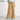 High-Waisted Wide-Leg Women Pants L / Khaki