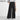 High-Waisted Wide-Leg Women Pants XL / Black