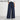 High-Waisted Wide-Leg Women Pants 2XL / Navy Blue
