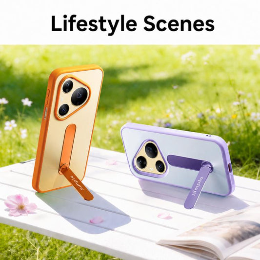 Contrast Color 360 Degree Rotation Holder Magnetic Phone Case, For Huawei Pura 90 Pro Max 5G, For Huawei Pura 90 Pro 5G, For Huawei Mate 80 Pro Max, For Huawei Mate 80 / Mate 80 Pro, For Huawei Mate 70 RS Ultimate, For Huawei Mate 70 Pro